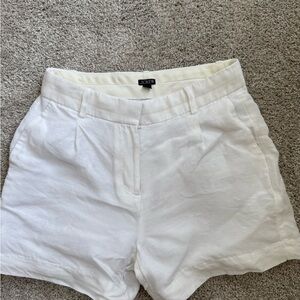 J. Crew White Bermuda Shorts Tailored Summer Essential